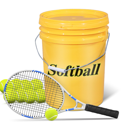 kopen Kleurrijke Custom Logo Plastic 5 Gallon Baseball Softball Bucket voor Softball Training online vervaardiging