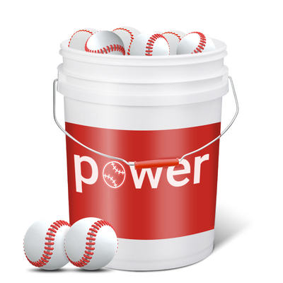 kopen Optische gele plastic 5 liter lege honkbal softbal emmer voor water ISO9001 gecertificeerd online vervaardiging
