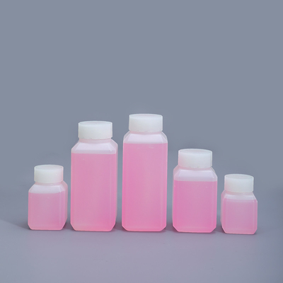 kopen Zilkscreenprinting Reagentiacontainers Plastic verpakkingsflessen voor laboratoriumchemische stoffen online vervaardiging