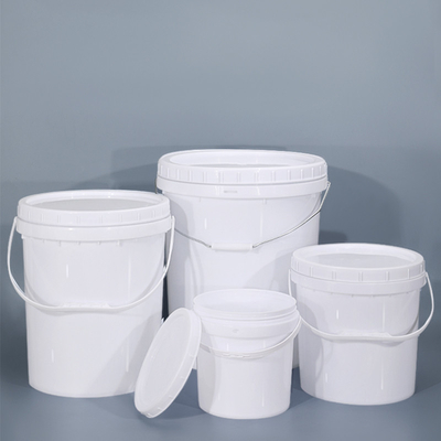 kopen Algemene verpakking 5L voedsel PP opslagcontainer Plastic emmer met schroef deksel handvat online vervaardiging