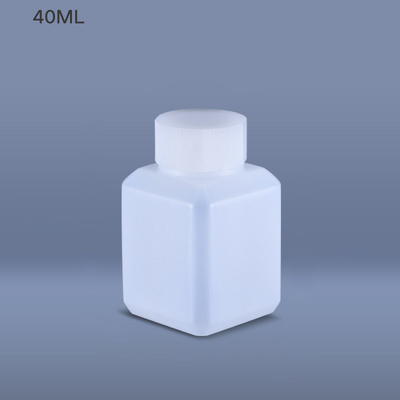 kopen 40 ml verzegelde reagensfles Smalle mond containers HDPE Agrochemische vloeistof verpakking online vervaardiging