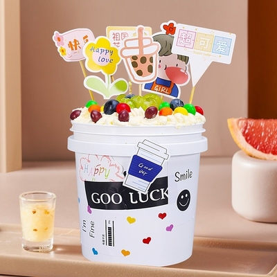 kopen Plastic Bucket 1L 2L Round Clear Container voor Creme Tea Seal Package Geleverd monster online vervaardiging