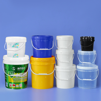 kopen Ronde plastic emmercontainer met handgreep lip Food Grade Portable PP Transparent Barrel online vervaardiging