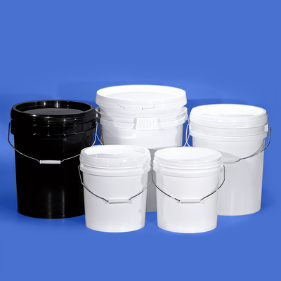 kopen 5 liter plastic witte verf emmer met deksels handvat transparante 20 liter emmer vat online vervaardiging