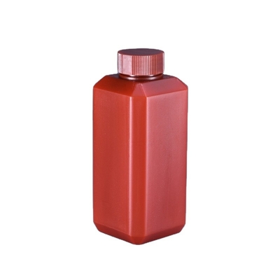 kopen 250 ml kleine vierkant bruine HDPE-fles voor industriële chemische vloeistof online vervaardiging