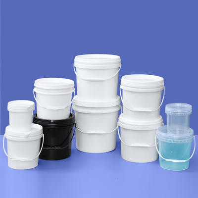 kopen 100% Materiaal Voedingsmiddelen 1L Doorzichtige Plastic Bucket Met Custom Printing Label Bucket online vervaardiging