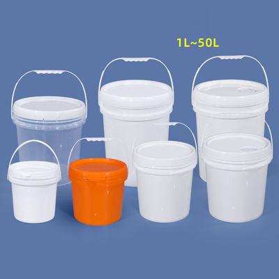 kopen Gepersonaliseerd logo 10L plastic emmer voor verfverdunner en smeermiddel Tamper Proof Container online vervaardiging