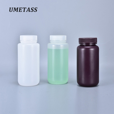 kopen Aanvaardbaar Klantenlogo Ronde PP 500 ml breed mondende plastic heldere reagensfles online vervaardiging