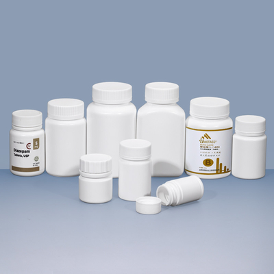 kopen Schermdruk HDPE-plastiekpillenfles met schroefdeksel voor farmaceutische verpakkingen online vervaardiging