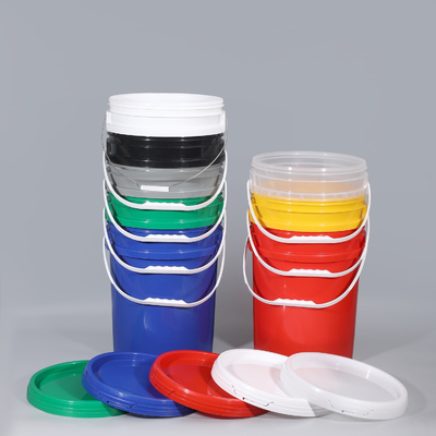 kopen 1-5L capaciteit Plastic was emmer zand speelgoed container met handvat deksels aangepast logo online vervaardiging