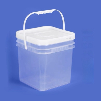 kopen 10L Food Grade Square Plastic Paint Bucket voor veelzijdig gebruik in huis en keuken rechtstreeks online vervaardiging