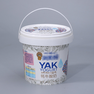 kopen IML Ronde PP Plastic Ice Cream Bucket met deksel en handvat 100% materiaal Ronde vorm online vervaardiging