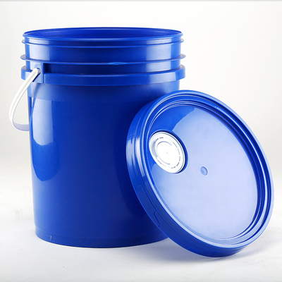 kopen Voedingsmiddelenkwaliteit 5 gallon dubbelwandige PP emmer met verzegeld olie-uitlaat deksel en witte handvat online vervaardiging