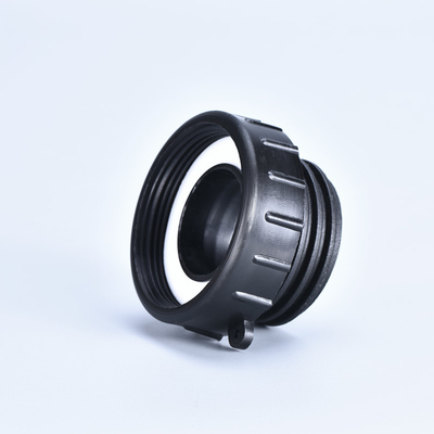 kopen Reductie-adapter opgenomen in de zwarte S60-connector voor IBC-tankklep 63 mm-installatie online vervaardiging