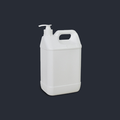 kopen 100% Materiaal Plastic 4L HDPE Wit helder Jerry Can Fles met pomp en plastic online vervaardiging