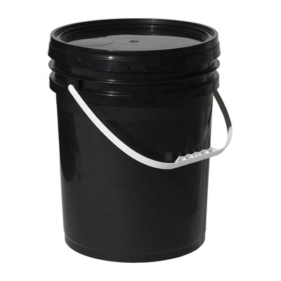 kopen Polypropyleen zwart gevormd plastic container emmer met handvat deksel 1-50L online vervaardiging