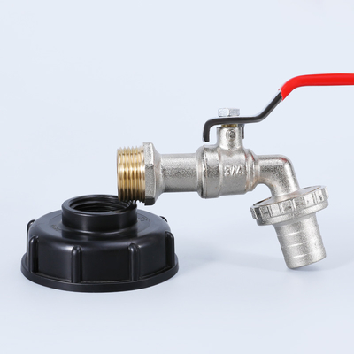 kopen Op maat gemaakte ondersteuningsadapter kraandraad IBC tank kraan vervangende connector klep voor water tank slang kraan online vervaardiging