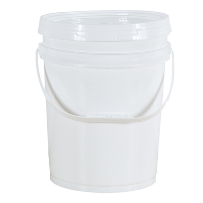 kopen Voedingsmiddelenkwaliteit 5 gallon ronde plastic emmer met handvat en deksel online vervaardiging