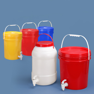 kopen Food Grade Drink Dispenser 5 Gallon Plastic Bucket Met Handle En Deksels Customized Logo online vervaardiging