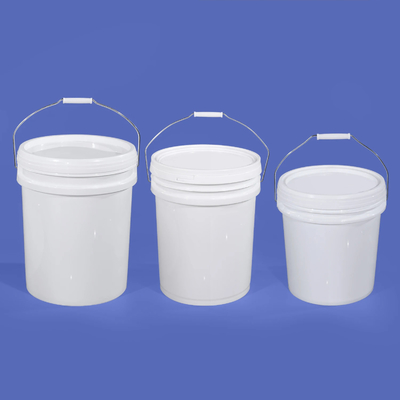 kopen Voorgeleverd monster 20 liter BPA-vrij recyclebaar verfvat met ijzeren handvat en deksel online vervaardiging