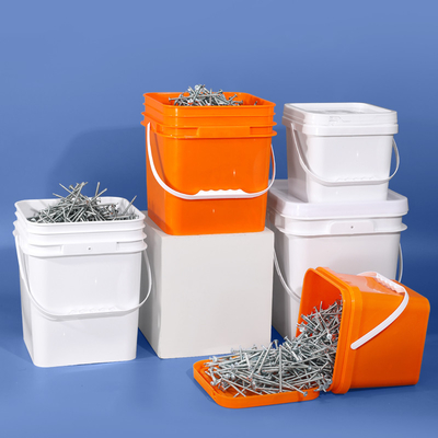 kopen Multifunktioneel voedsel veilig opslaan Emmers 4 Gallon PP Plastic Square met deksels online vervaardiging