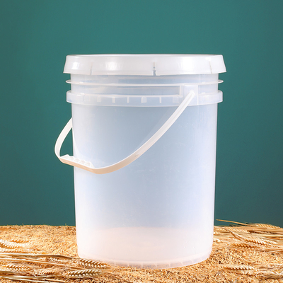 kopen 20 liter PP Plastic Bucket Handle Lid voor Customized Logo Verf Verpakking zonder lekken online vervaardiging