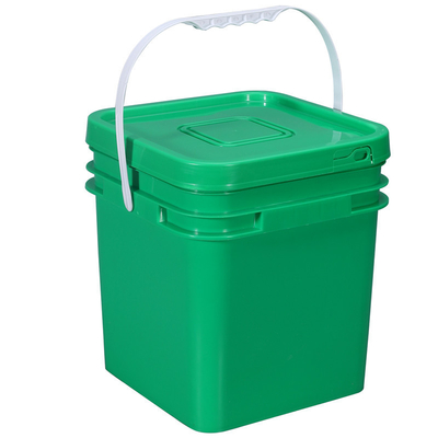 kopen Vierkante 5L PP materiaal plastic emmer met schroef deksels voor vloeistofopslag en veelzijdig online vervaardiging