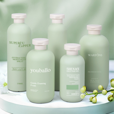 kopen Avocado Groen 500 ml Kosmetische lege plastic fles voor shampoo en conditioner online vervaardiging