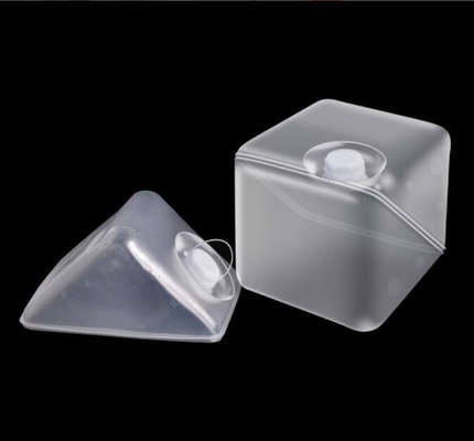 kopen Ondersteuningsruimte Selectie Duidelijke vouwbare transparante voedselkwaliteit Plastic Bucket Bag online vervaardiging