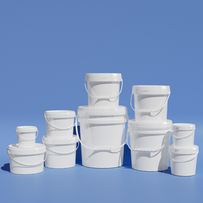 kopen Herbruikbare afdichting 5 gallon doorzichtige emmer PP plastic voedsel veilig Oem online vervaardiging