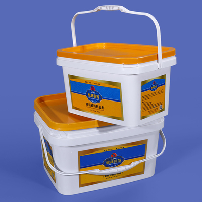 kopen 3L rechthoekige plastic emmer lekvrije opslagplaats Wit online vervaardiging