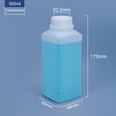 kopen Langdurige 500 ml vierkante plastic fles makkelijk te vullen en te gieten online vervaardiging