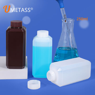 kopen 250ml Wide Neck Square Bottle for industrial laboratories Reagent Containor online vervaardiging