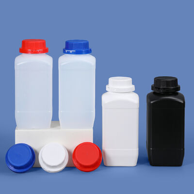 kopen Food-grade Plastic Bottle 1.5L Square Wide Mouth Hdpe Bottle For Chemical Reagent Ink Powder online vervaardiging