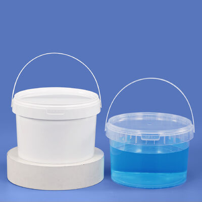 kopen 4L Transparent Airtight Food-Grade Plastic Bucket with Screw Lid for Honey/Candy Container online vervaardiging