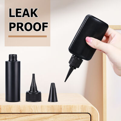 kopen Fabrieksmatige Groothandel Zwarte HDPE Vloeibare Superlijm Medicijnfles Knijpdruppelaar Anti-corrosie Zeefdruk Oppervlaktebehandeling online vervaardiging