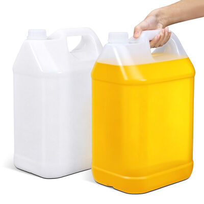kopen 10L HDPE Plastic Jerry Can voor Olie Water Wijn en Specerijen Transport In Schimmel Label Printing Wit Zwart Blauw Translucent Plastic F-Style Jug online vervaardiging
