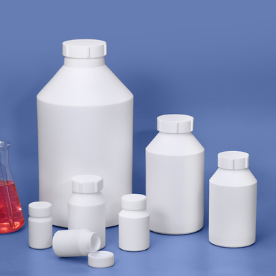Witte plastic PTFE-fles met brede mond voor laboratoriumreagentia 50ML-20L
