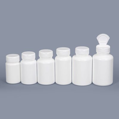 Logo drukken Flip Top Cap medicatiepil flessen voor farmaceutische opslag verpakkingen