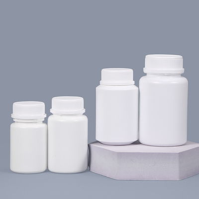 Logo Acceptabel lege plastic fles voor capsules en tabletten Vitamine opslag