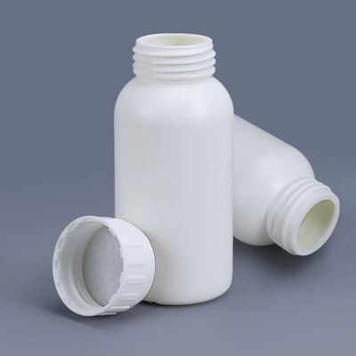 Duurzame 250 ml witte gefluoreerde fles voor chemische oplosmiddelen die bestand zijn tegen zuur en alkalis