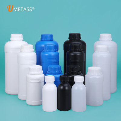 Recycled Matte HDPE Frosted Black Plastic Flask voor fabrikanten van cosmetische verpakkingen