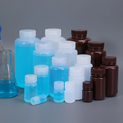 PP kraagmateriaal 500 ml plastic fles met brede mond voor medisch chemisch reagens in laboratorium