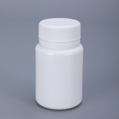 70 ml Kapasiteit Vierkante/ Ronde Fles Custom Waterdicht PE Wit Plastic Pill Container