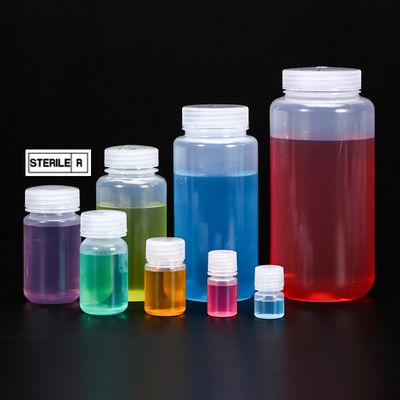 ISO9001 gecertificeerde ronde shampoo fles PP plastic voor laboratorium reagentia 250 ml