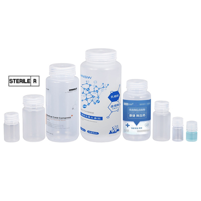 5 ml-1L gesteriliseerde schroefkap reagensfles Plastic Vial For Lab Chemical