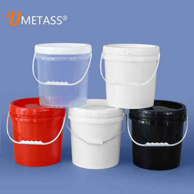 10L voedselkwaliteit kunststof verf emmer met deksel en handvat Tamper proof container