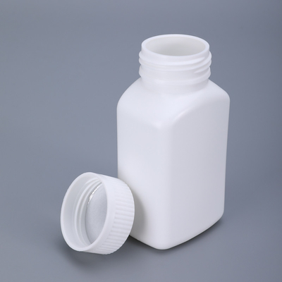 170 ml vierkant blikje voor medische pillen HDPE materiaal Dikker plastic schermdrukken