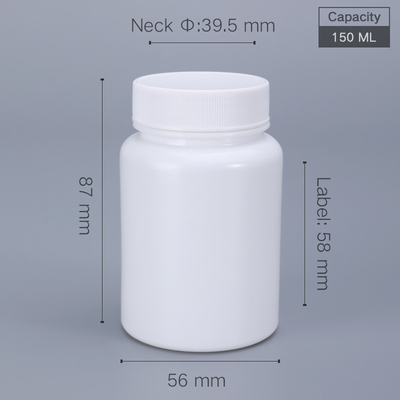 150 ml HDPE-fles voor het opslaan van pillen