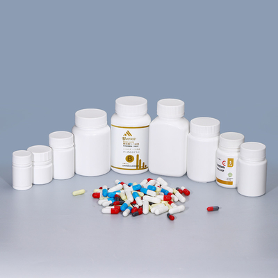 Leeg 50cc Plastic Pill Flasje Container Leeg Medische Flasje Voor Chemische Capsule